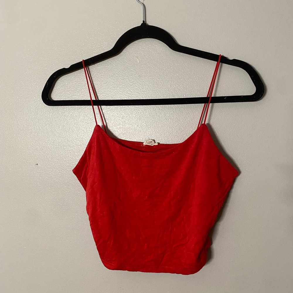 Red Garage tank top